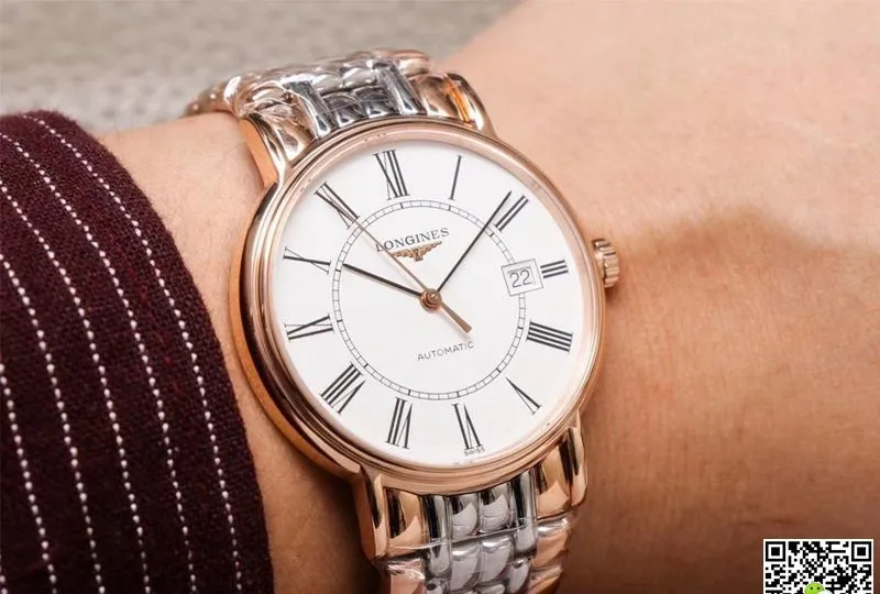 Longines Presence L4.921.1.11.7 RM Factory 1:1 Best Edition Replica Watch Stainless Steel Bezel